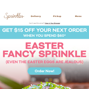 Flavor Drop! Easter Fancy Sprinkle 🐰🧁