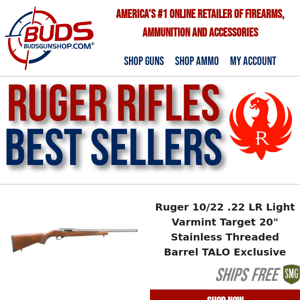 Budget Friendly Best Selling Ruger Rifles