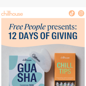 Win $1,000 from Free People and Chillhouse🎁