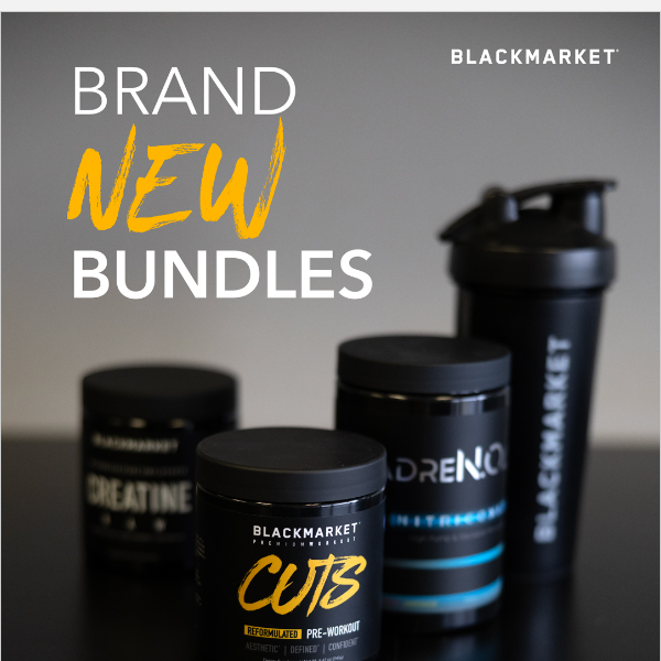 20% Off Today! Brand New Exclusive Bundles From BLACKMARKET! 🔥