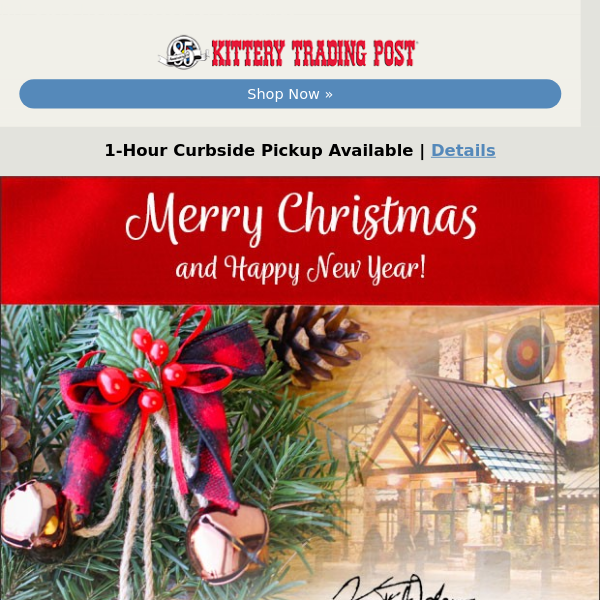 Merry Christmas from Kittery Trading Post