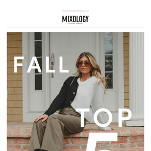 Fall Top Five