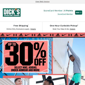 Picks from DICK'S Sporting Goods await... We can't keep this to ourselves ▶