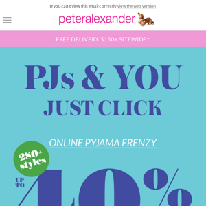 PJ Frenzy & You! Online up to 40% Off 280+ styles on now