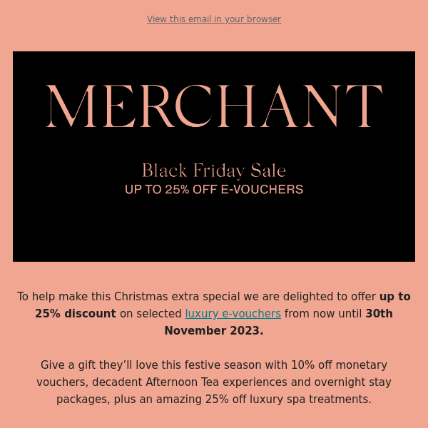 The Black Friday sale you’ve been waiting for…