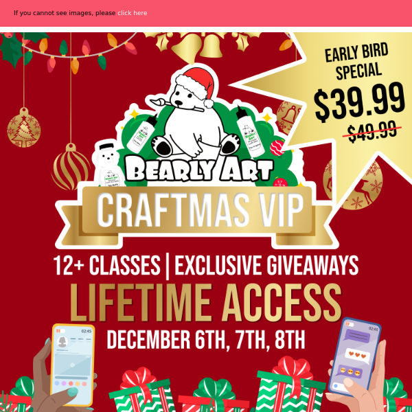 Special offer! Extending the Craftmas presale!