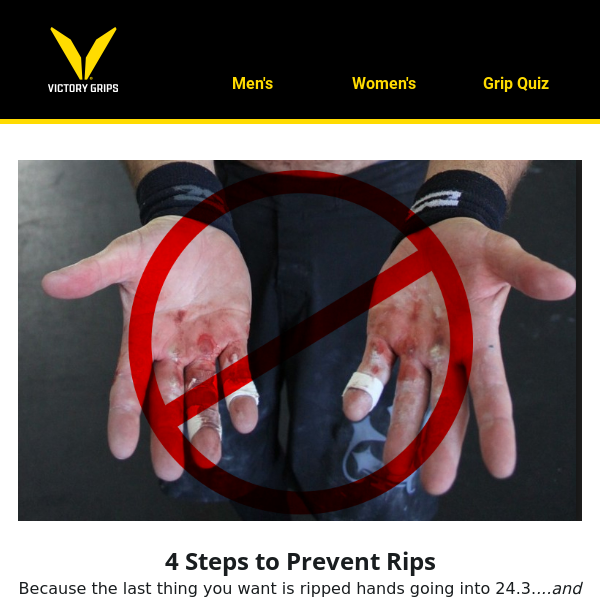 Preventing rips is this simple.