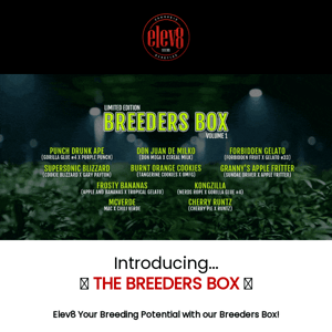 ⚠️ Attention Pheno Hunters 👀 BRAND NEW BREEDERS BOX OUT NOW!