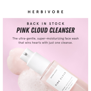 PINK CLOUD Cleanser is back!