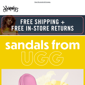 It's the UGG sandals for us