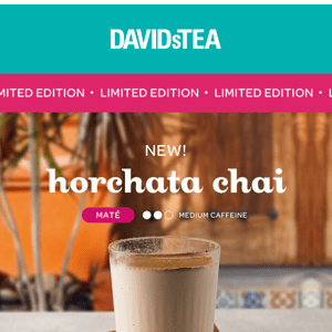 NEW! Horchata Chai