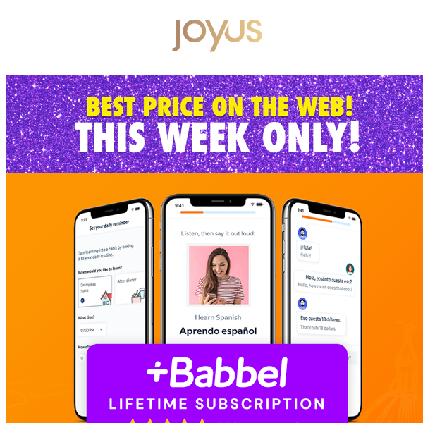 📢🔥 This Week Only! Babbel at $140 🔥🚨