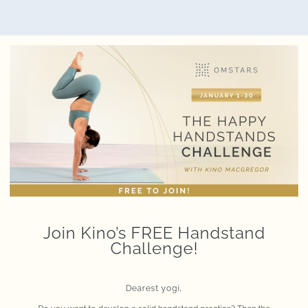 FREE challenge with Kino🎉 Starts Jan 1!