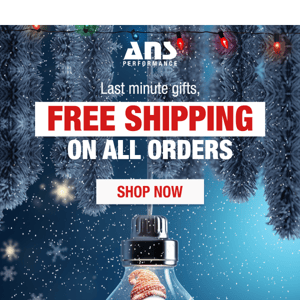 Last-Minute Gift? Get Free Shipping 🛒
