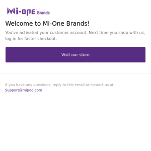 Welcome to Mi-One Brands