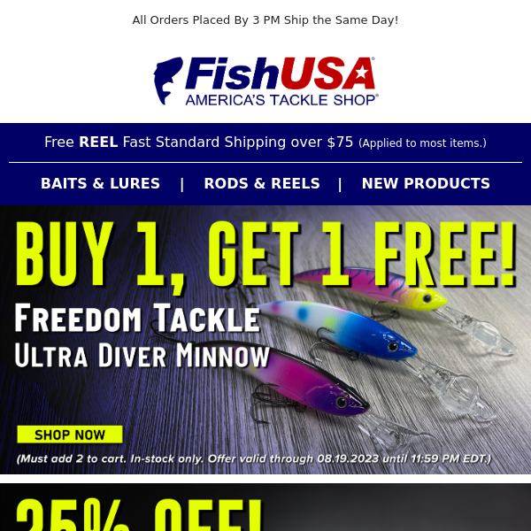 Here's a Buy 1, Get 1 Free Deal You Don't Want to Miss! - Fish USA