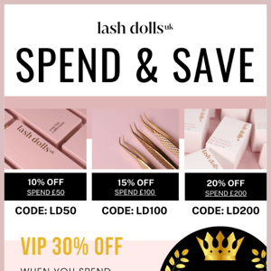 Spend And Save Sale Is Back!