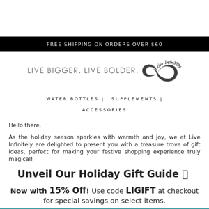 🌟 15% Off - Unwrap Holiday Gift Joy! 🎁