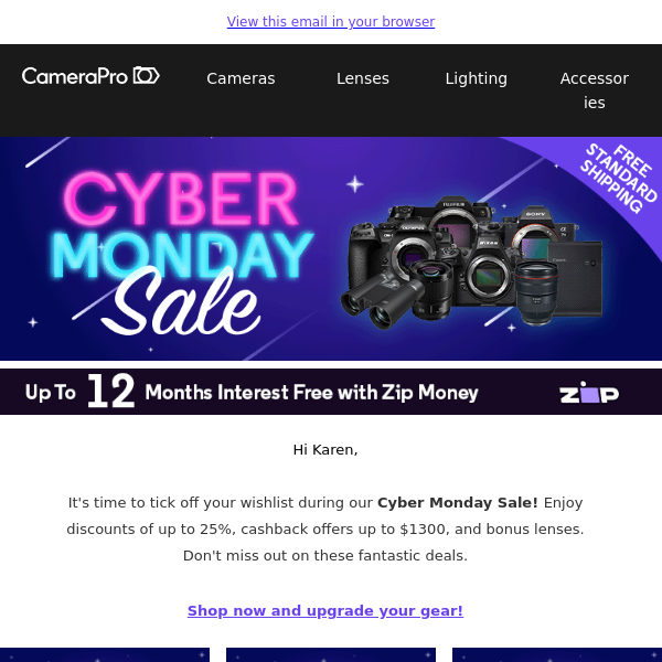 Shop Cyber Monday Hottest Deals Now