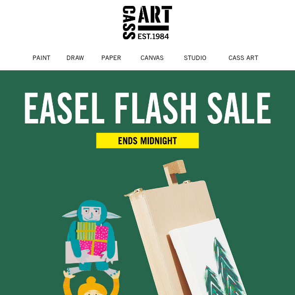 Easel Sale: ends Midnight ⏰
