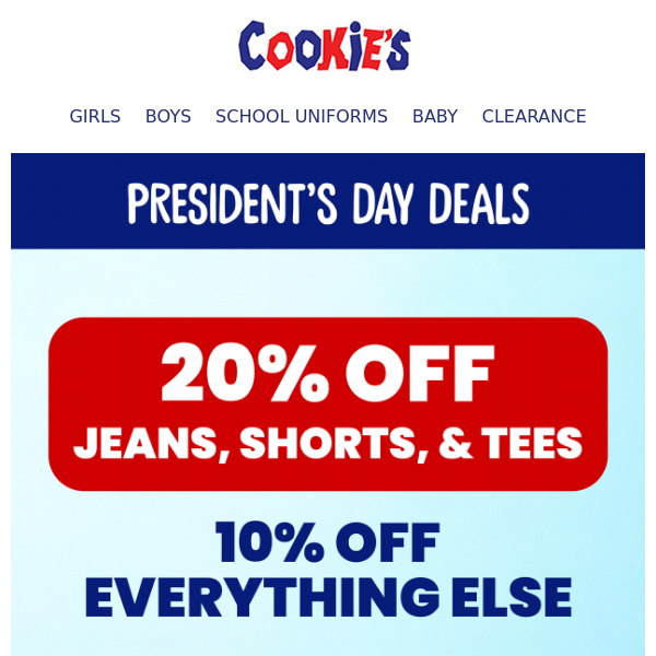 Don't Miss Out: President's Day Savings Inside!