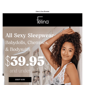 Ends Tonight: All Sexy Sleep Under $40 🖤