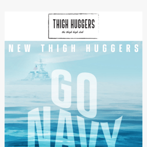 Thigh Huggers Go Navy! 🚣
