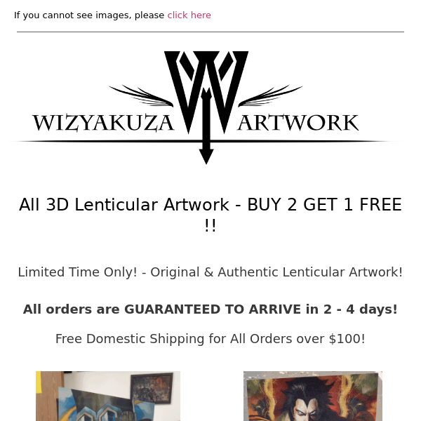 All 3D Artwork - BUY 2 GET 1 FREE! || Wizyakuza.com