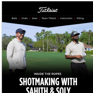 Shotmaking With Sahith Theegala and His Pro V1.