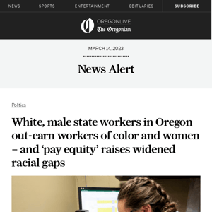 White, male state workers in Oregon out-earn workers of color and women – and ‘pay equity’ raises widened racial gaps