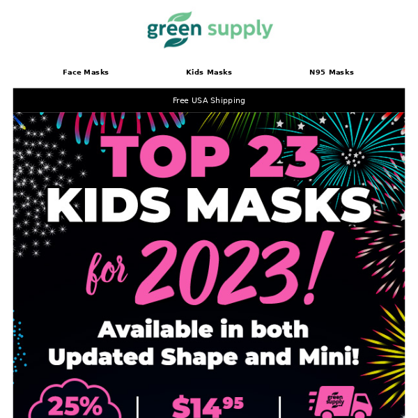 🔝😷Top 23 Kids KN95 Masks for 2023! Also Available in Adult!