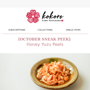 🍋 [SNEAK PEEK] Honey Yuzu Peels