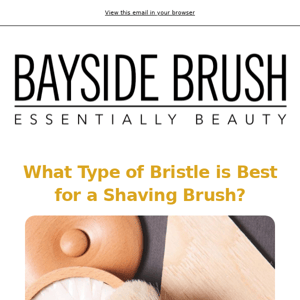 What Type Of Bristle Is Best For a Shaving Brush? - Luxury Beauty Blog