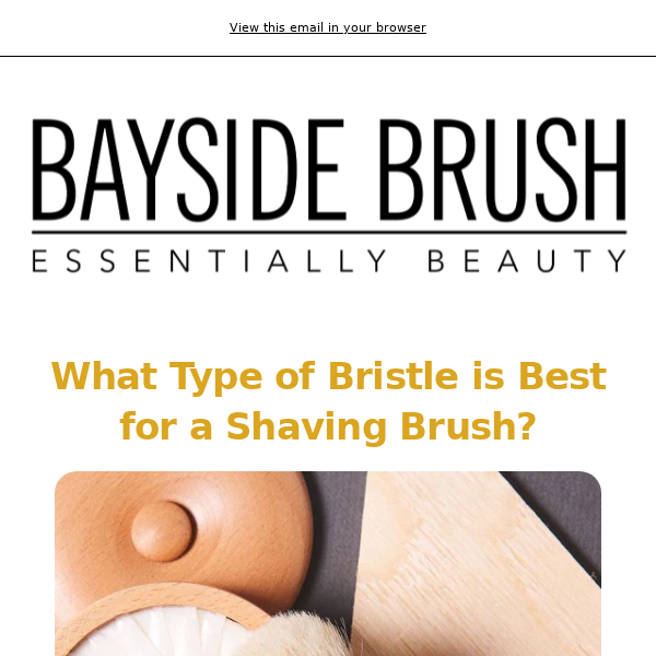 What Type Of Bristle Is Best For a Shaving Brush? - Luxury Beauty Blog