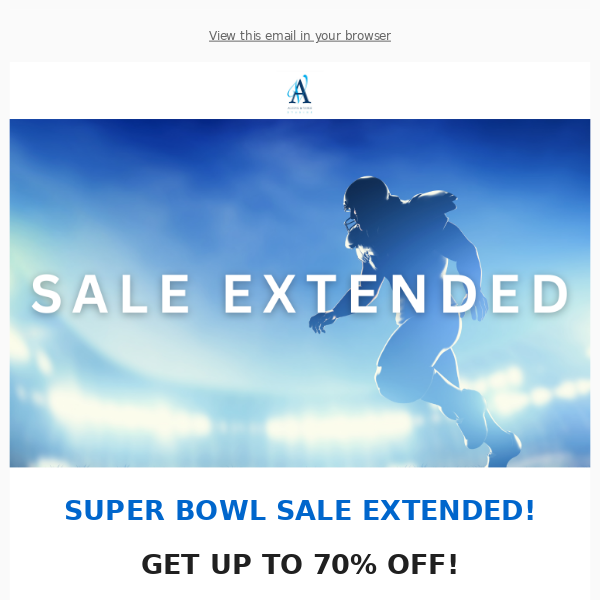 SALE EXTENDED 🏈