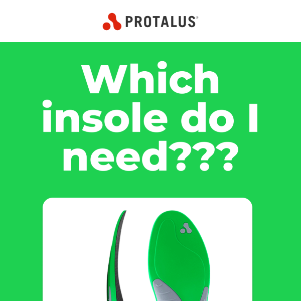 Try the Insole Finder Quiz!