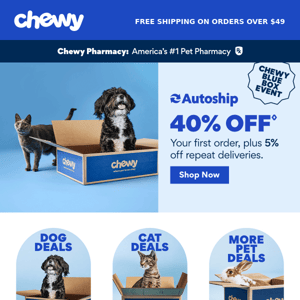 Blue Box Deal: Save 40% on Your 1st Autoship