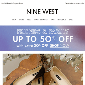 Ending Soon: Up to 50% OFF Friends and Family