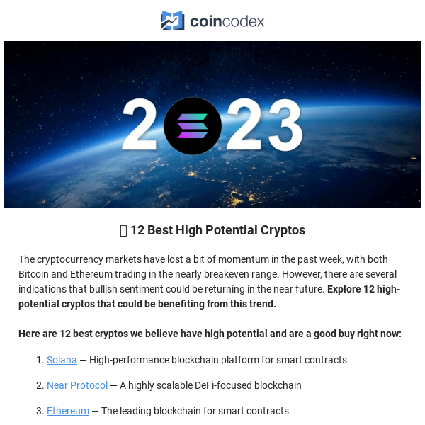 🚀 12 Cryptos Set to Dominate the Market