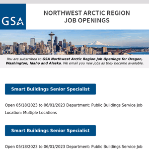 New/Current Job Opportunities in the GSA Northwest Arctic Region