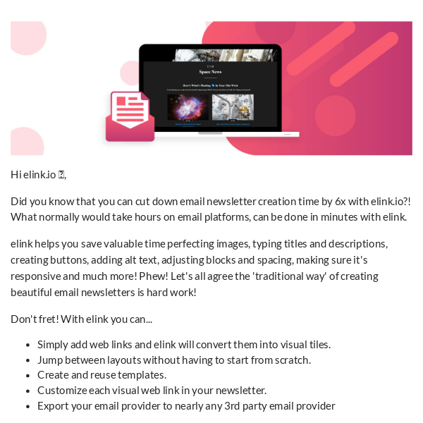 🚀 Create Email Newsletters in Minutes