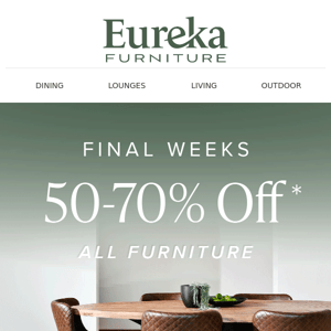 Final Weeks Sale | 50-70% OFF ALL FURNITURE