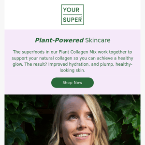 Boost your natural collagen with plants ✨