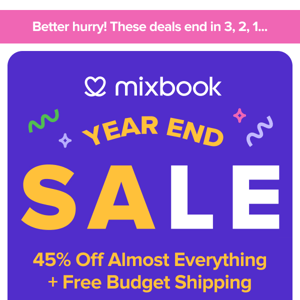 45% Off Almost Everything + FREE Budget Shipping