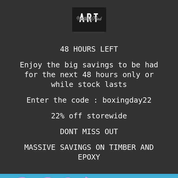 SALE !!! 48 HOURS LEFT , DONT MISS OUT