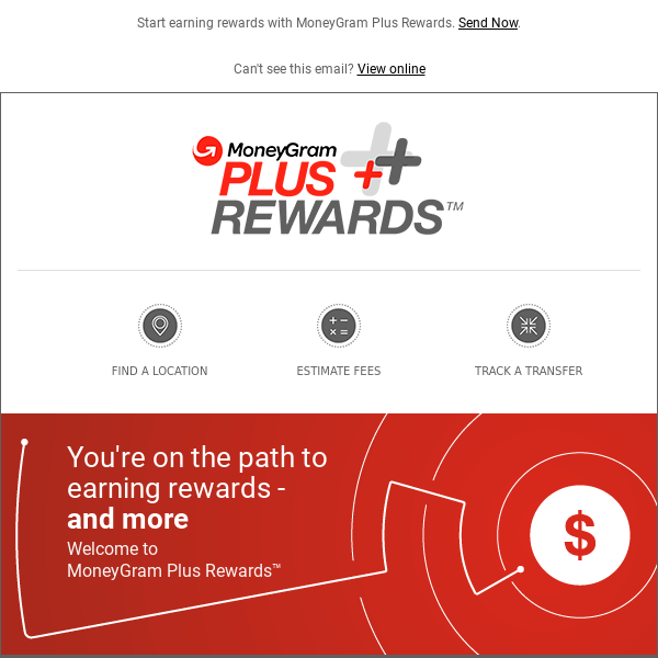 Welcome to MoneyGram Plus Rewards!