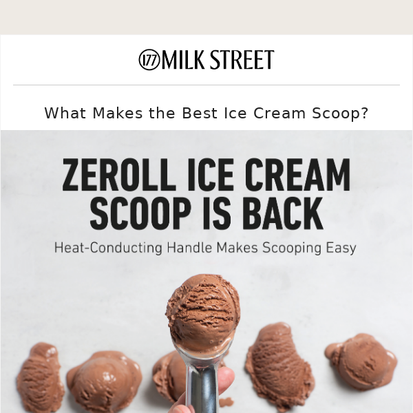 We Found the Perfect Ice Cream Scoop - Christopher Kimball's Milk