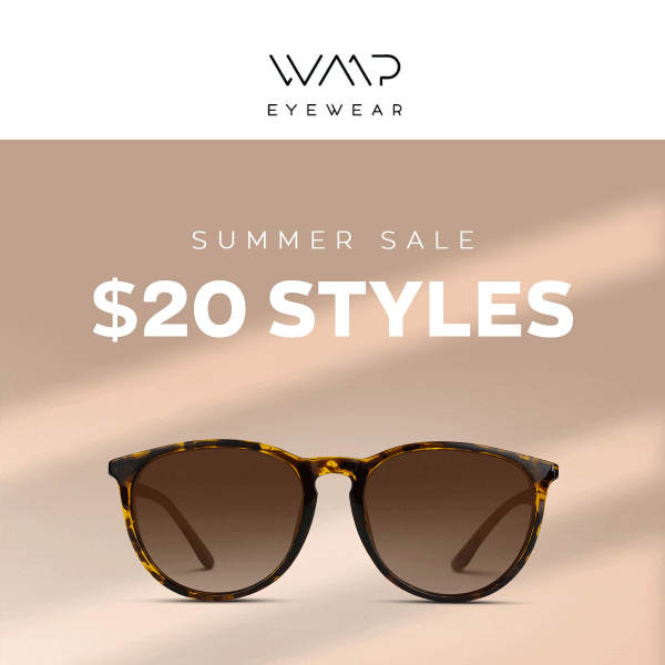 $20 SUMMER SALE IS LIVE!