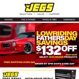 Low Riding Fathers Day Savings!