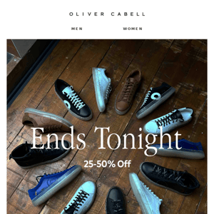 Spring Sale Ends Tonight